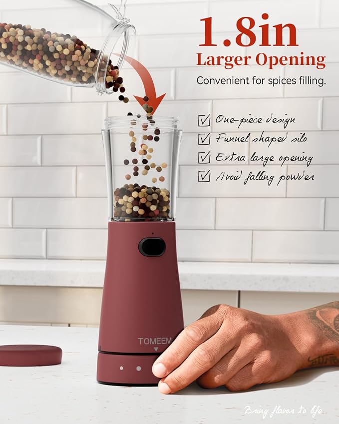 Electric Salt and Pepper Grinder Set - Image 5