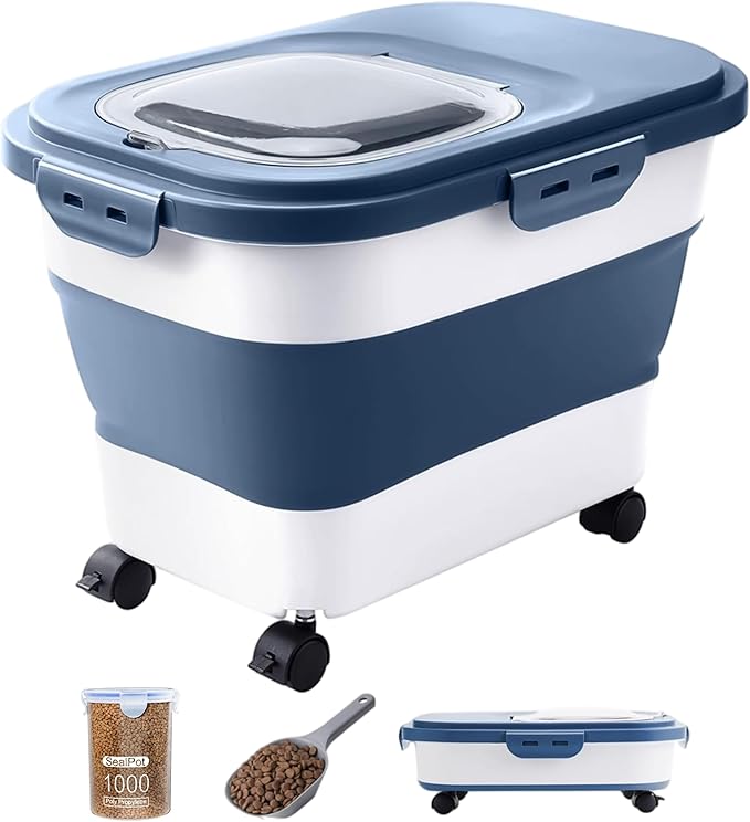 20-23 Lbs Dog Food Storage Container by DDMOMMYCOLLAPSIBLEFOODSTORAGECONTAINERFAMILY