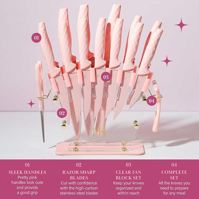 Paris Hilton Knife Block Set - Image 3