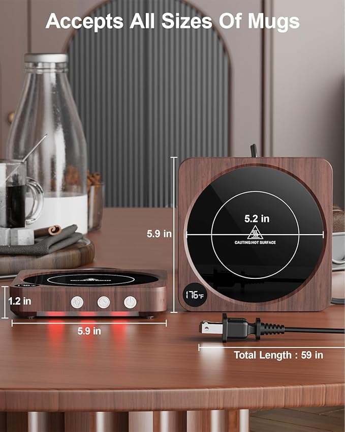 House Gem Mug Warmer - 36W Coffee Mug Warmer - Image 6