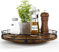 Farmhouse Oak 12" Lazy Susan Turntable Organizer by AMH