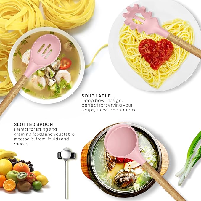 Silicone Kitchen Utensils Set - Image 2