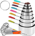 Bopei 13-Piece Measuring Cups and Spoons Set Stainless Steel by Bopei