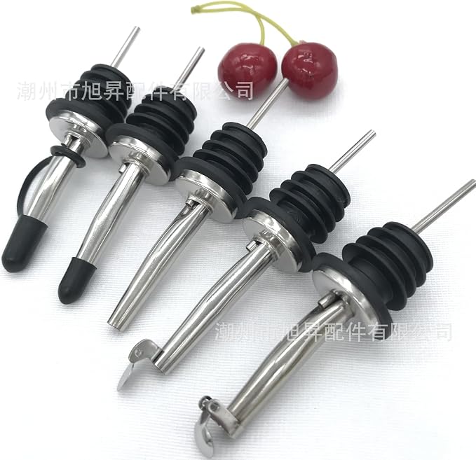 4 Pack Oil Pourerswith Flip Top, Olive Oil Dispenser Spout, Oil Spout Liquor - Image 7