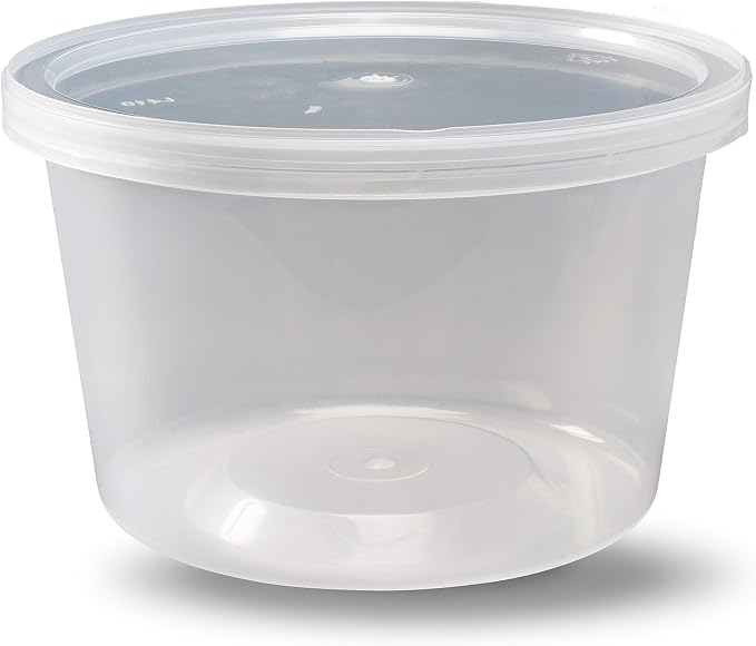DuraHome - Deli Containers - 40 Pack BPA-Free Plastic Microwaveable Clear Food - Image 2