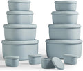 ISSEVE 12Pcs/Set Nesting Silicone Food Storage Containers by ISSEVE
