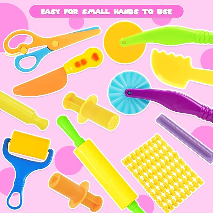 Playdough Tools Set, Creative Play Dough Accessories - Image 3