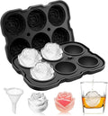 Ice Cube Tray, Mikiwon 2 inch Rose Ice Cube Trays by Mikiwon