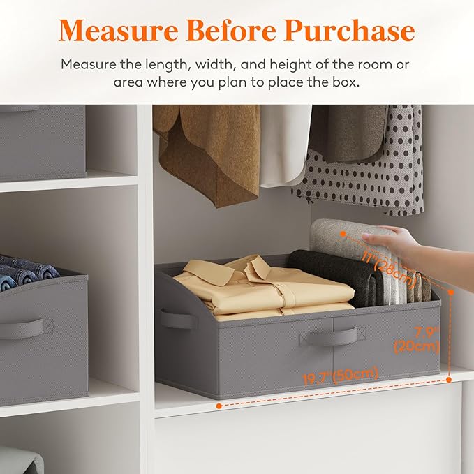 Lifewit Trapezoid Closet Storage Bins - Image 3