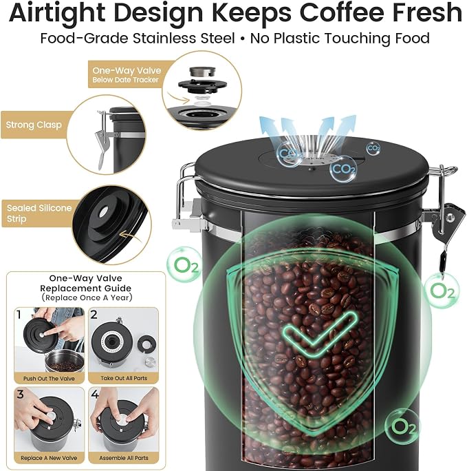 Veken Large Coffee Canister - Image 6