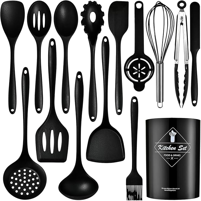Silicone Kitchen Utensils Set by Unknown
