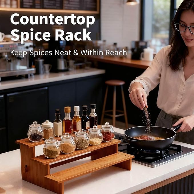 JinDoWin Cabinet Spice Organizer, Spice Organization - Image 6