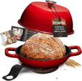Krustic Enameled Cast Iron Dutch Oven by Unknown