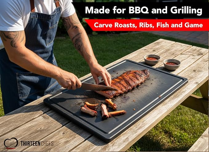 Thirteen Chefs Extra Large 30 x 18 Inch Grooved Cutting Board - Image 3