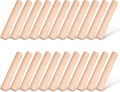 Patelai 20 Pieces Small Wooden Rolling Pin, Dumpling Dough Roller Wooden Mini by Patelai
