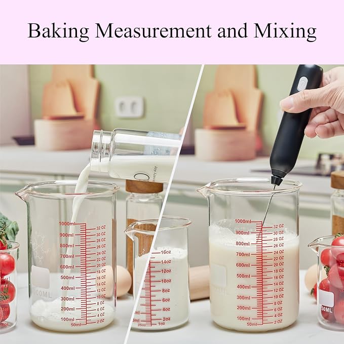High Borosilicate Glass Measuring Cup Set-V-Shaped Spout，Includes 250ml - Image 6