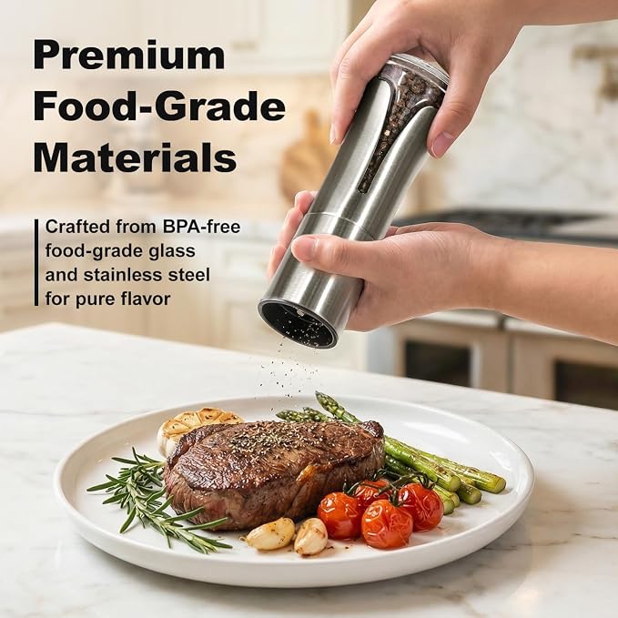 Aelga Salt and Pepper Grinder Set - Image 5