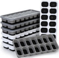 Silicone Ice Cube Tray, 8 Pack Easy-Release & Flexible 14-Ice Cube Trays by Jrisbo