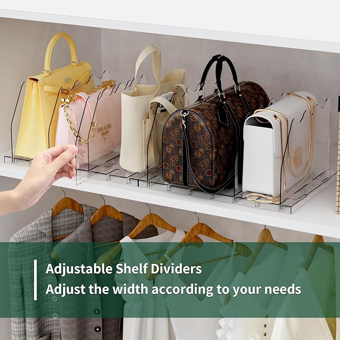 SPACEKEEPER Adjustable Shelf Divider - Image 4