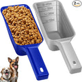2 Cup Dog Food Scoop, Plastic Pet Food Scoop by Aosnare