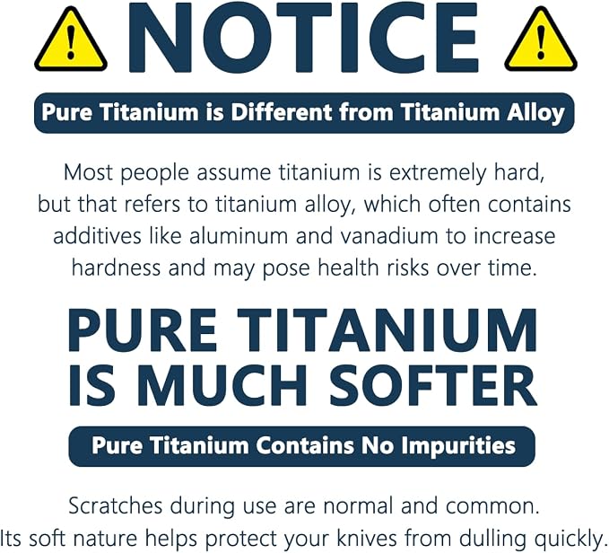 Real 99.85% Pure Titanium Cutting Board Non-Toxic 11.45" x 8.15"- BPA Free - Image 2
