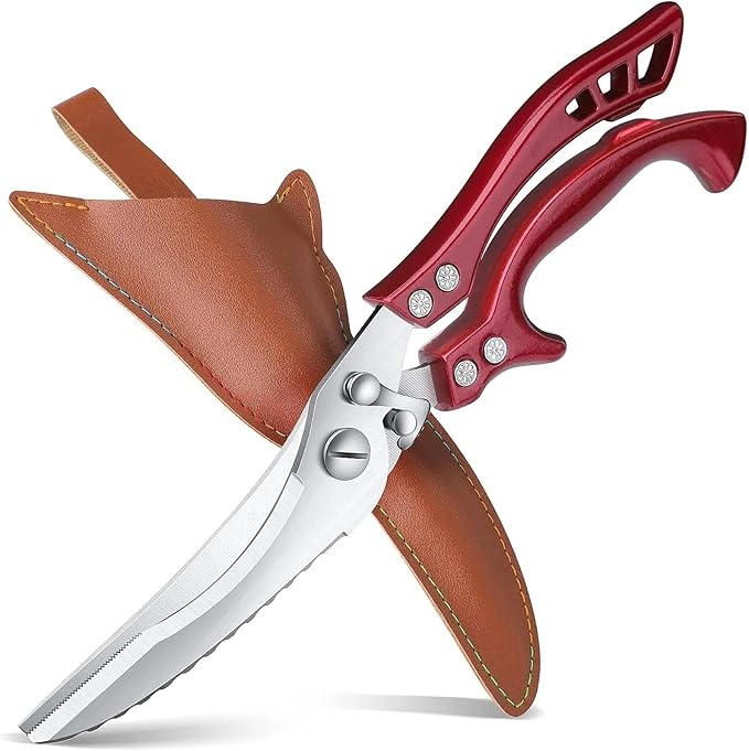 Dream Reach Poultry Shears, No Rust Spring Loaded, Gifts by DreamReach