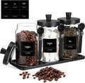 Suclain 3 Pcs Glass Coffee Container by Suclain