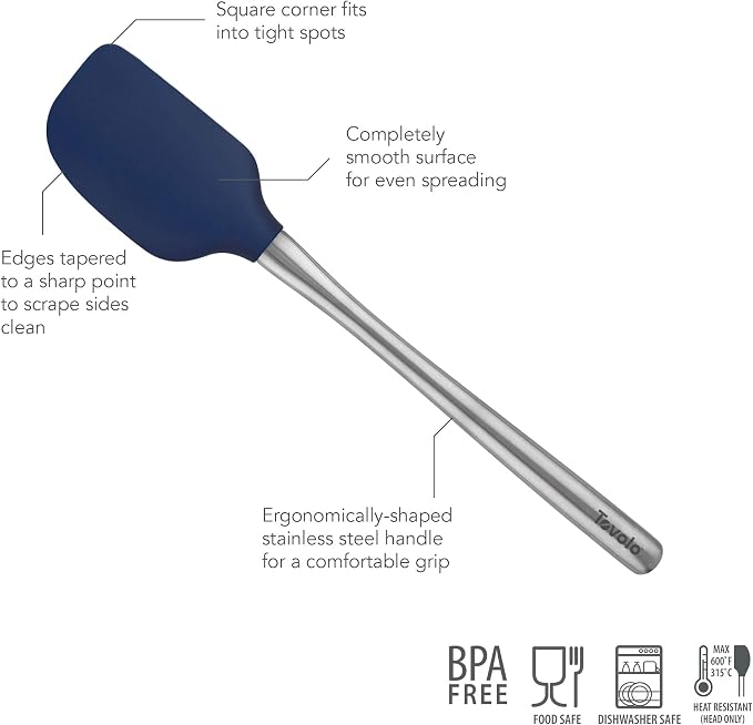 Tovolo Flex-Core Silicone Spatula Metal Handle - Image 2