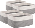 OIAHOMY 4 Pack Storage Baskets for Organizing, Small Bins for Shelves, Cute by MasterofSpaceOptimization