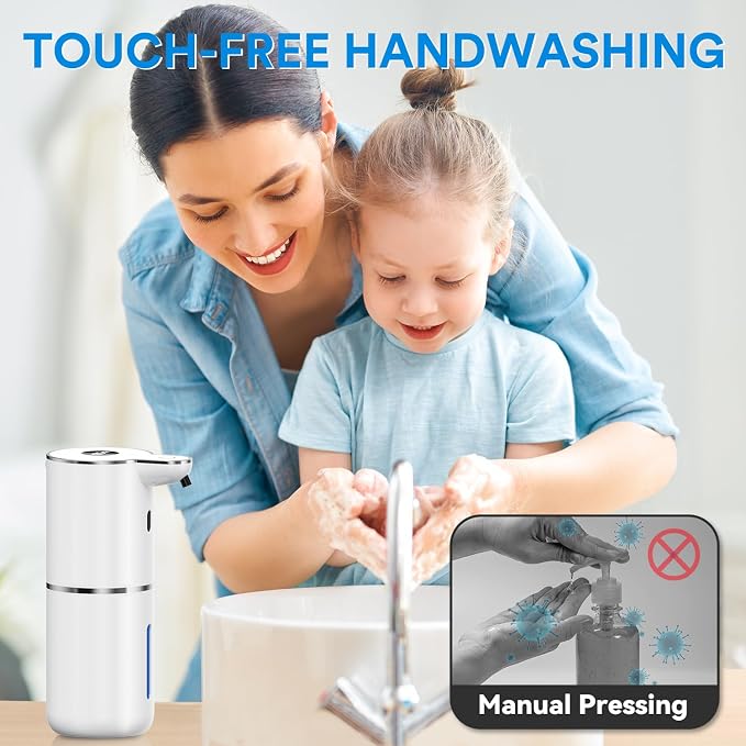 Automatic Soap Dispenser with Smart Digital Display, Touchless Rechargeable - Image 8