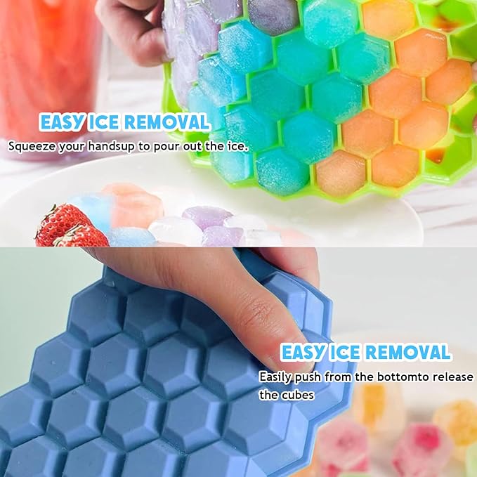 2 Pack Honeycomb Ice Cube Trays - Image 6
