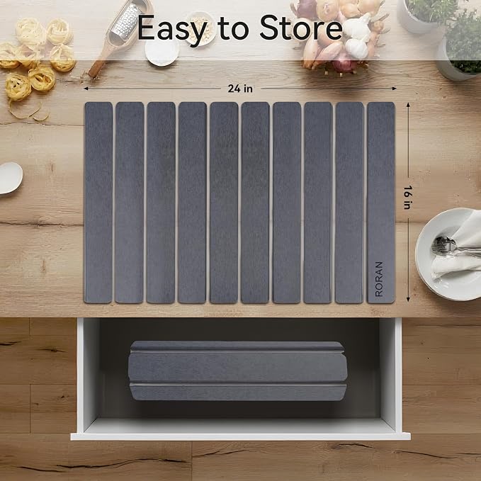 Stone Drying Mat for Kitchen Counter, Drying Matt Kitchen Counter, Quick Dry - Image 2