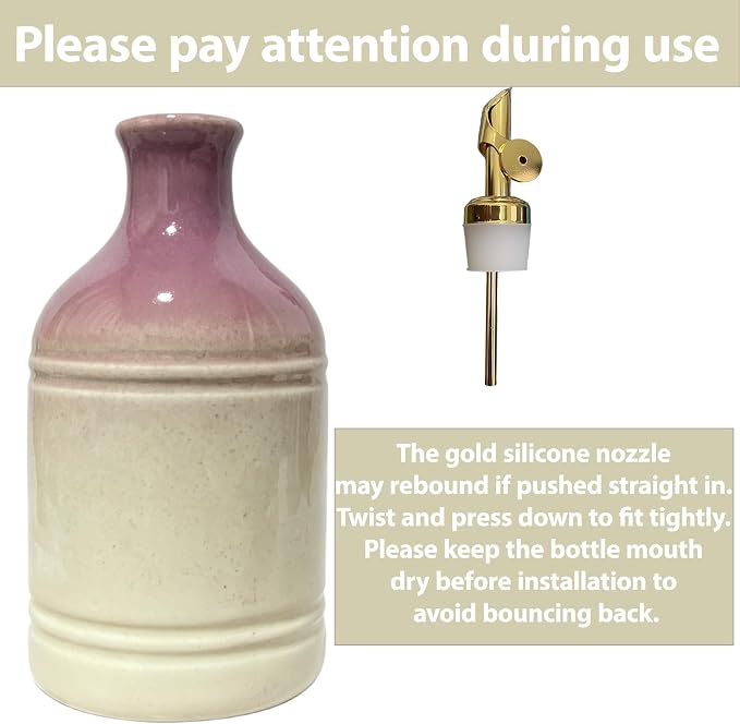 Ceramic Olive Oil Dispenser Bottle - Image 2