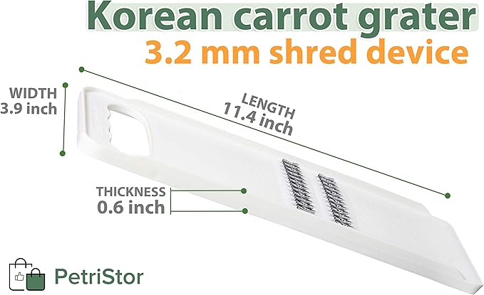 KOREAN CARROT GRATER SALAD White - Image 5