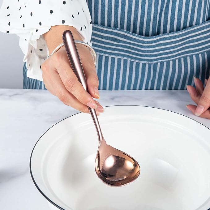 Comicfs Soup Ladle, 4 Pack Durable SUS 304 Stainless Steel - Image 5
