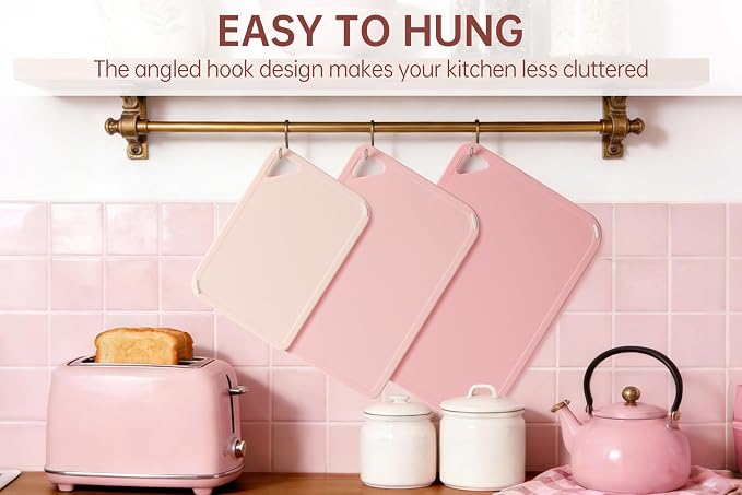 THETCHRY Plastic Cutting Board Set, Cutting Board - Image 7