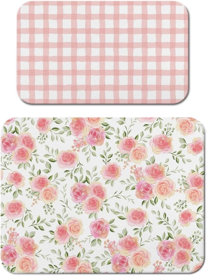 Dish Drying Mat for Kitchen Counter 2 Pack by Unknown