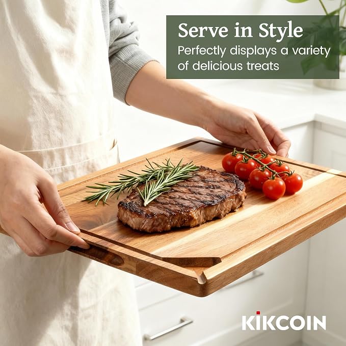 Kikcoin Acacia Wood Cutting Boards - Image 6