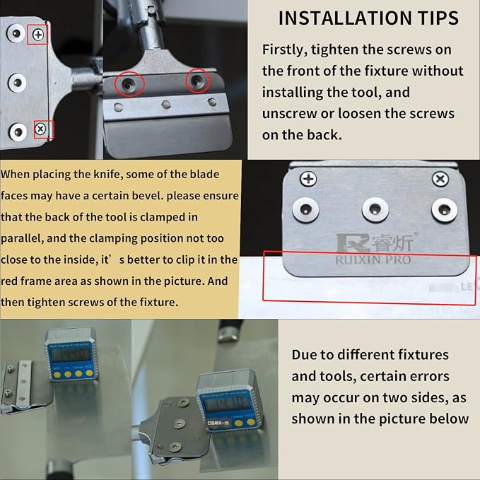 CWOVRS Knife Sharpening System, RX-008 Professional Knife Sharpener, 360° Flip - Image 9