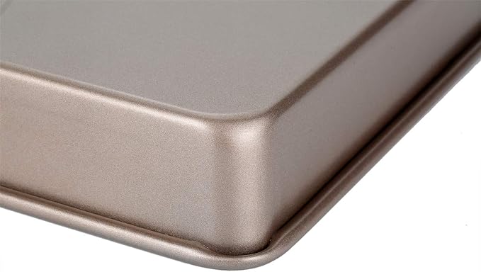 11 Inch Baking Sheets Pan Nonstick Set of 2, Walooza Cookie Sheet Replacement - Image 4