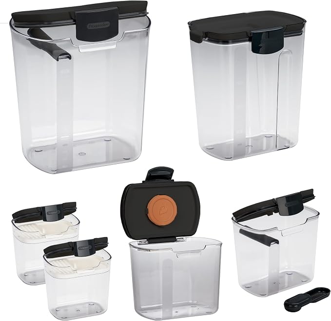 Progressive ProKeeper Baker's Airtight Kitchen Storage Canister Container Set - Image 2
