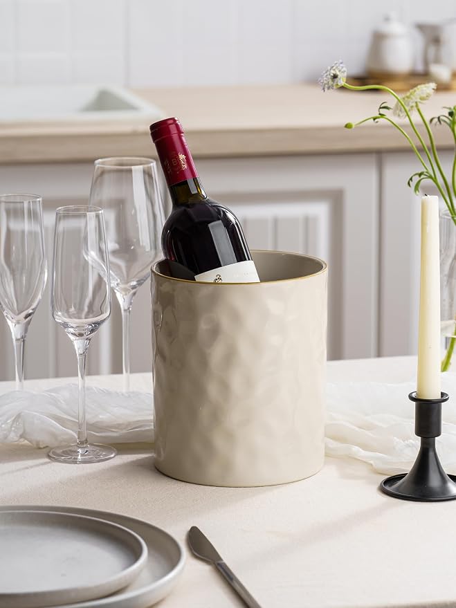 famiware Ocean Utensil Holder, 7.2"+5.8" Ceramic Kitchen Utensil Holder - Image 7
