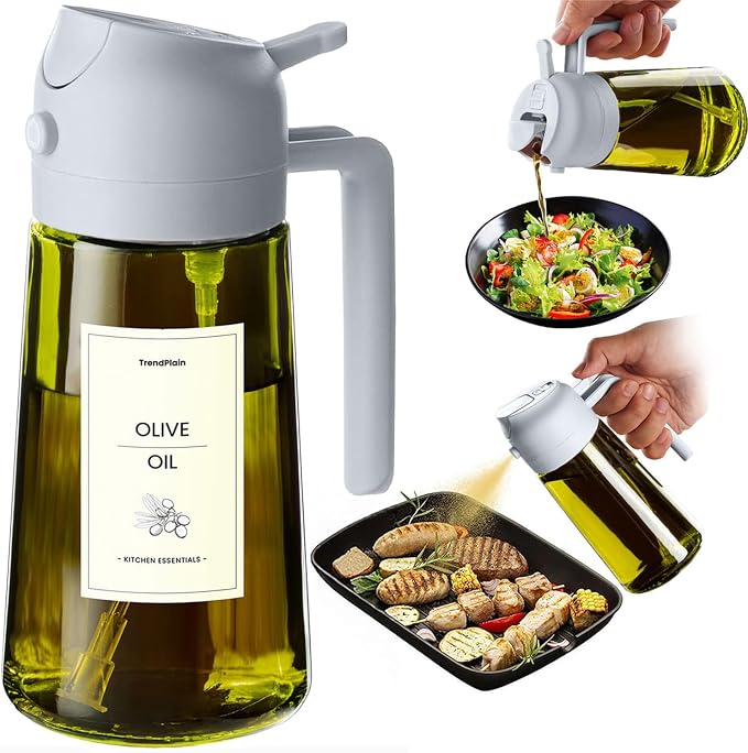 TrendPlain - Original 16oz/470ml Olive Oil Dispenser Bottle by TrendPlain