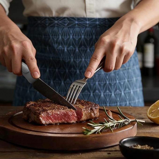 imarku 14-Piece Kitchen Knife Set, Ultra-Sharp Steak Knives Set of 6, Ergonomic - Image 3