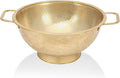 Gold Strainer for Kitchen, Stainless Steel Colander by Kteniy