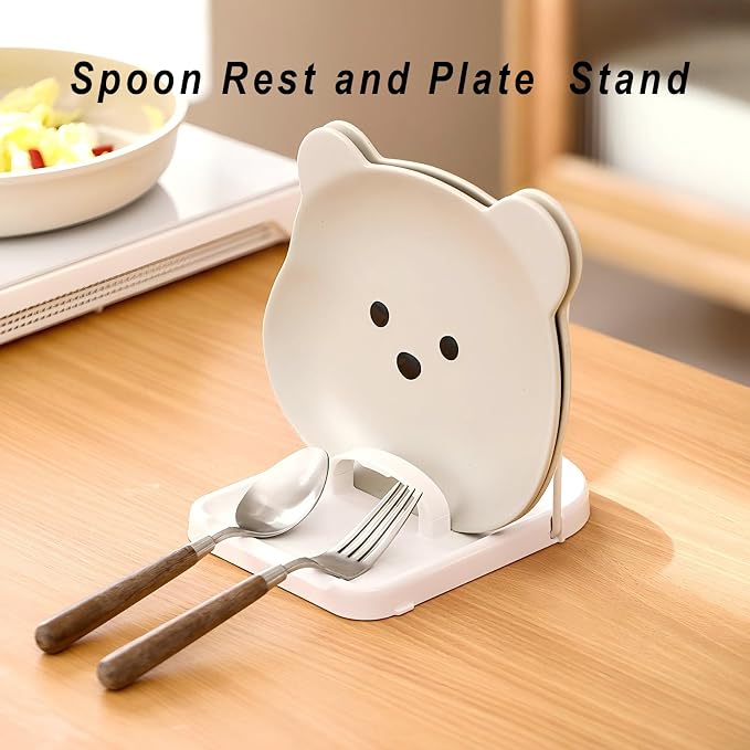 Foldable Pot Lid Holder & Spoon Rest - Image 7