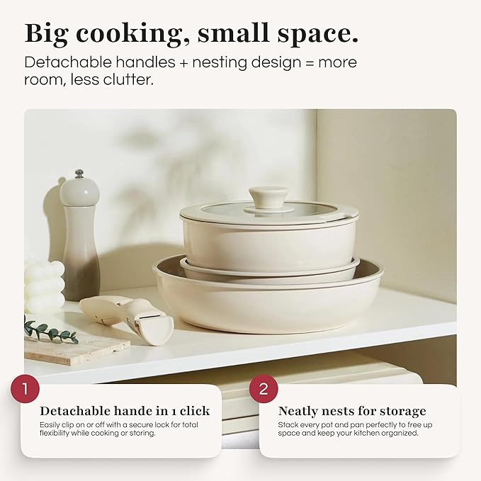 GOURMETIFIC® Pots and Pans Cookware Set - Image 2