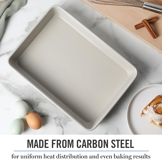 Martha Stewart Gallen 13 x 9 Inch Rectangular Nonstick Carbon Steel Cake/Baking - Image 4