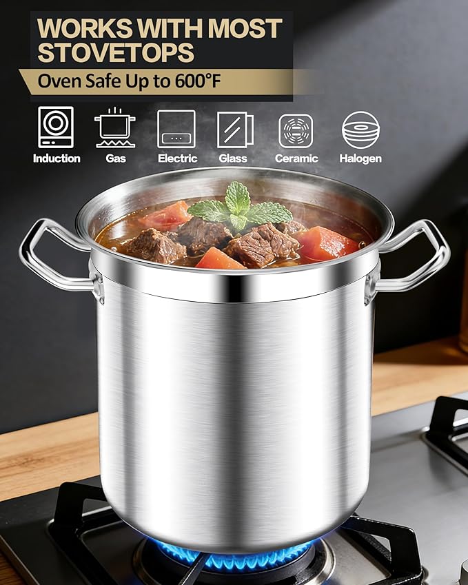 STOCKPOT Commercial Grade Large Stock Pots - Image 3
