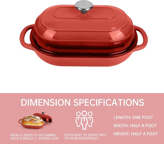 Premium Enameled Cast Iron Dutch Oven - Image 3